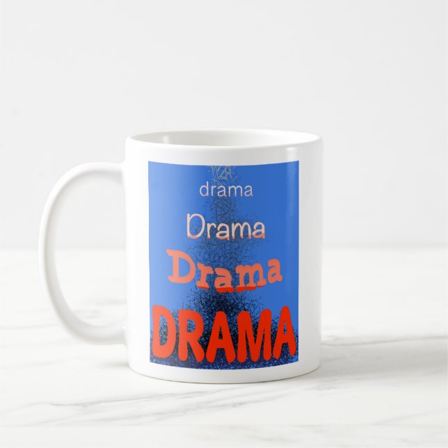 Stages of Drama Coffee Mug (Left)