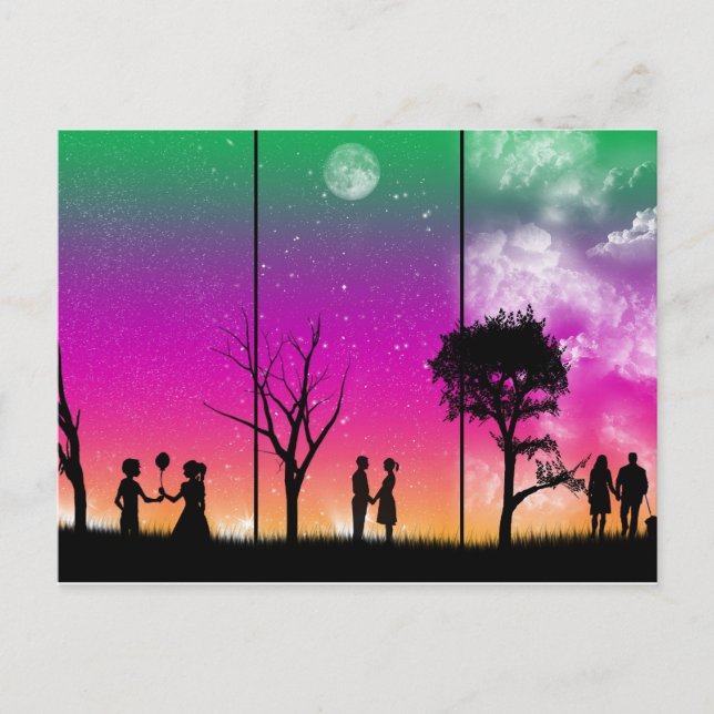 Stages of Love Postcard (Front)