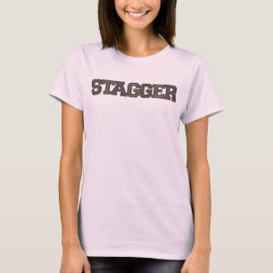 Stagger Women's Light Pink T-Shirt