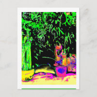 Staghorn Fern jGibney The MUSEUM Zazzle Postcard