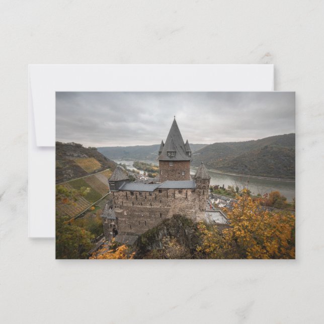 Stahleck Castle Bacharach Germany Card (Front)