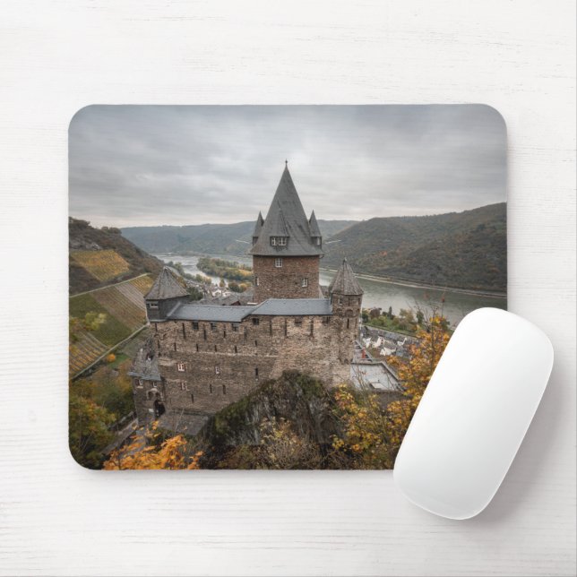 Stahleck Castle Bacharach Germany Mouse Pad (With Mouse)