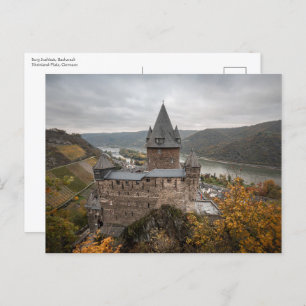 Stahleck Castle Bacharach Germany Postcard