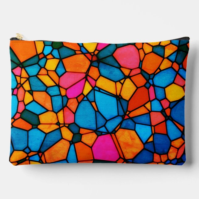 Stain Glass Accessory Pouch (Front)