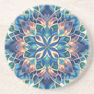 Stain Glass Bloom  Coaster