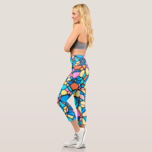Stain Glass Lite Capri Leggings