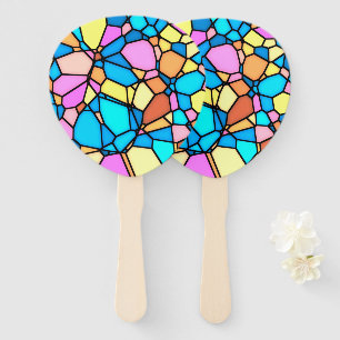 Stain Glass Lite Hand Fan