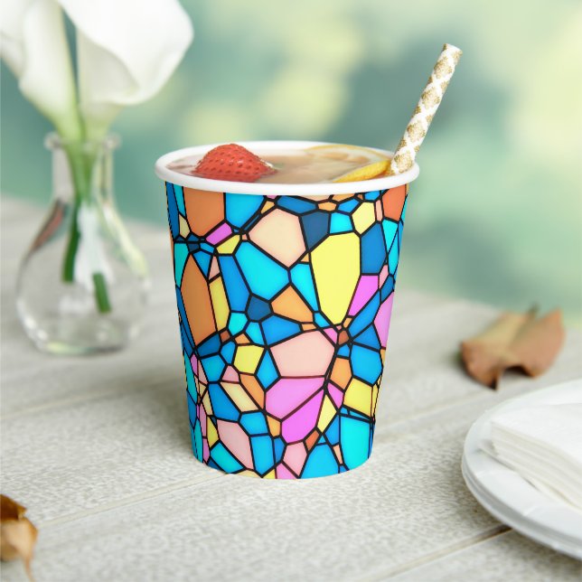 Stain Glass Lite Paper Cups (Insitu)