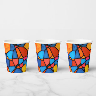 Stain Glass Paper Cups