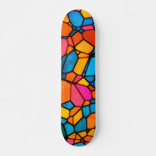 Stain Glass Skateboard