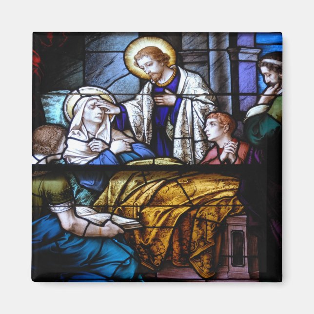 stain glass window magnet (Front)