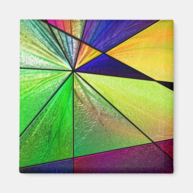 Stained Glass 5 Magnet (Front)