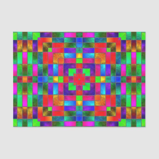 Stained Glass 6 Tissue Paper (Front)