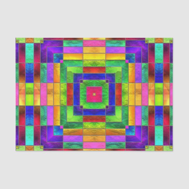 Stained Glass 7 Tissue Paper (Front)