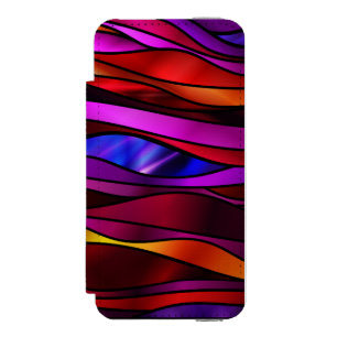 Stained Glass Abstract Incipio Watson™ iPhone 5 Wallet Case