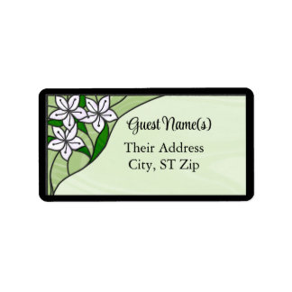 Stained Glass Address Labels