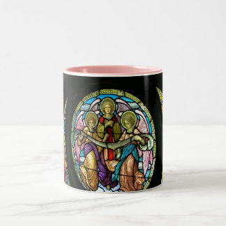 Stained Glass Angels--Mug Two-Tone Coffee Mug