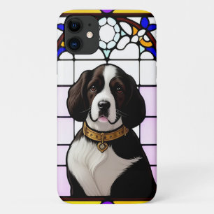 Stained Glass Art Featuring a Dog Portrait Case-Mate iPhone Case