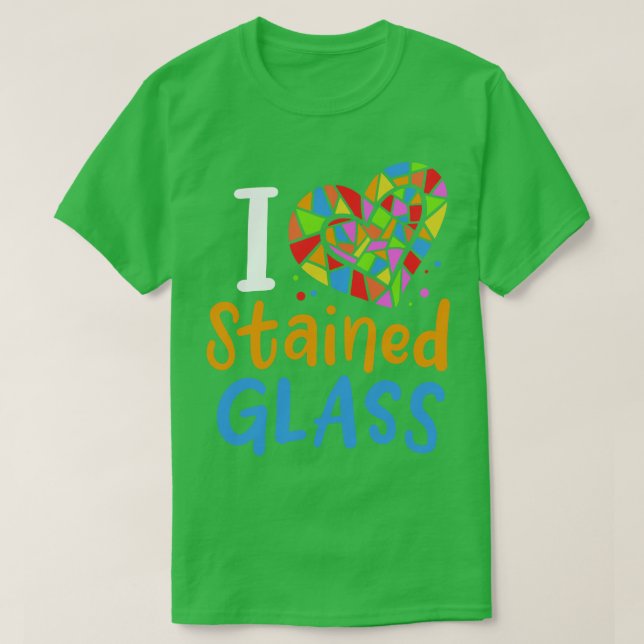 Stained Glass Art T-Shirt (Design Front)
