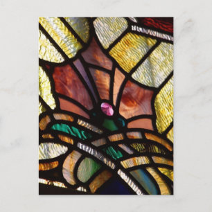 Stained Glass At The San Diego Maritime Museum Postcard