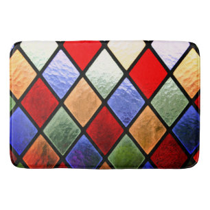 Stained Glass Bath Mat