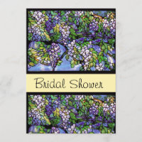 Stained Glass Bridal Shower Invitation