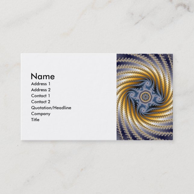 Stained Glass Business Card (Front)