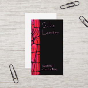 Stained Glass Business Card