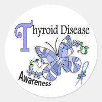Stained Glass Butterfly 2 Thyroid Disease