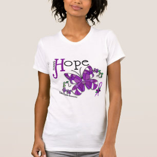 Stained Glass Butterfly Crohn's Disease T-Shirt