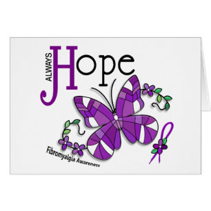 Stained Glass Butterfly Fibromyalgia