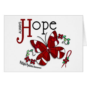 Stained Glass Butterfly Multiple Myeloma
