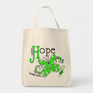 Stained Glass Butterfly Non-Hodgkins Lymphoma Tote Bag