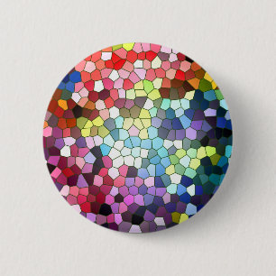 Stained Glass Button