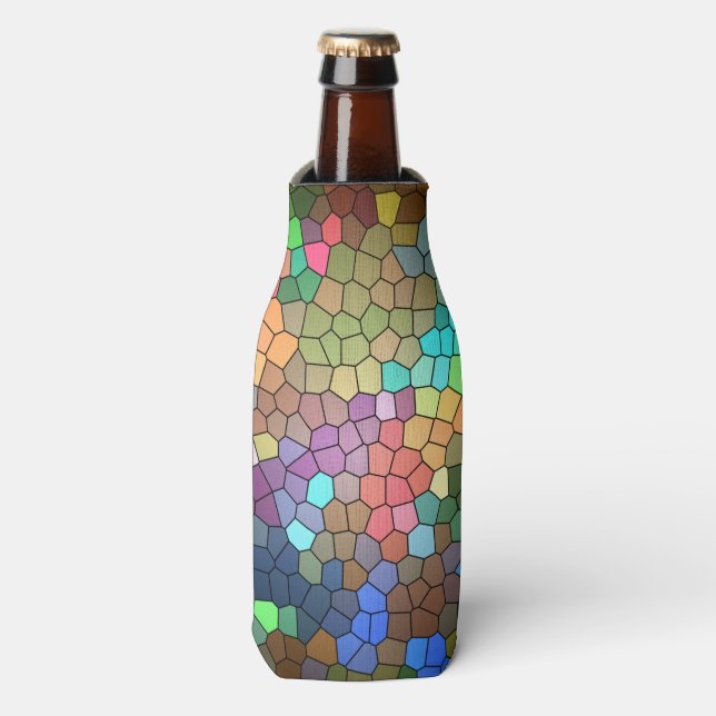 Stained Glass by Shirley Taylor Bottle Cooler (Bottle Front)