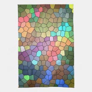 Stained Glass by Shirley Taylor Tea Towel