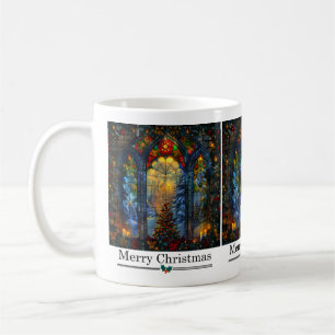 Stained Glass Christmas Mug