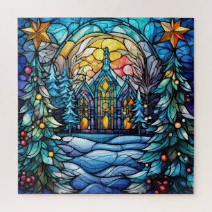 Stained Glass Christmas Puzzle