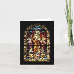 Stained Glass Church WIndow Note Card