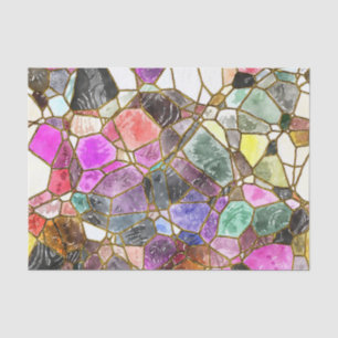 Stained Glass Colours Decoupage Tissue Paper