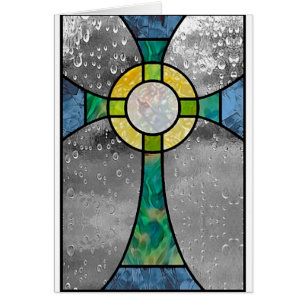 Stained glass cross