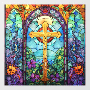 Stained Glass Cross 