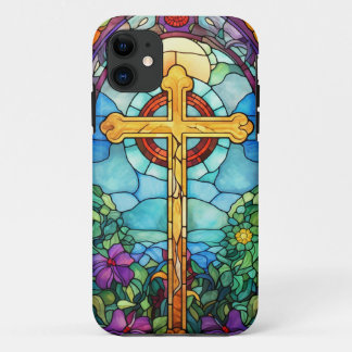 Stained Glass Cross  Case-Mate iPhone Case