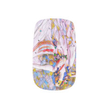 Stained Glass Dancer in Flowing Dress