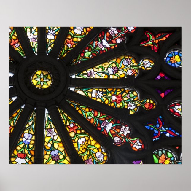 Stained Glass detail 2 Poster (Front)