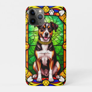 Stained Glass Dog Portrait Case-Mate iPhone Case