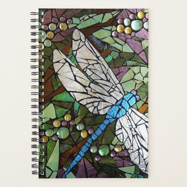 Stained Glass Dragonfly Planner (Front)