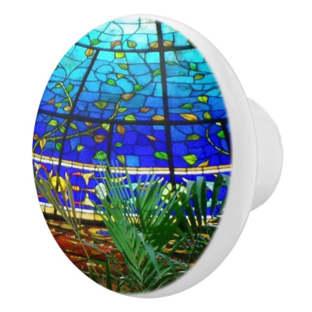 Stained Glass Drawer Pull (Right)
