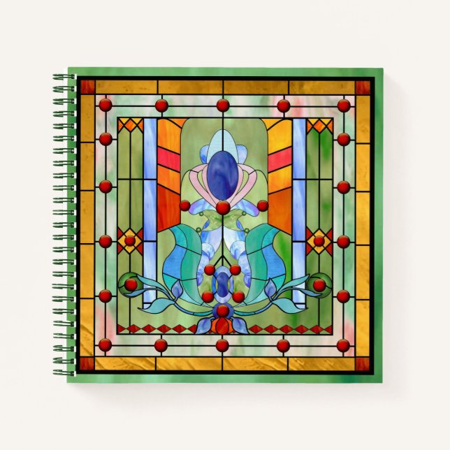 Stained Glass Fantasy Notebook (Front)