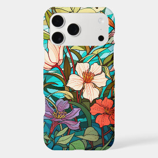Stained Glass Floral Art Nouveau Phone Case